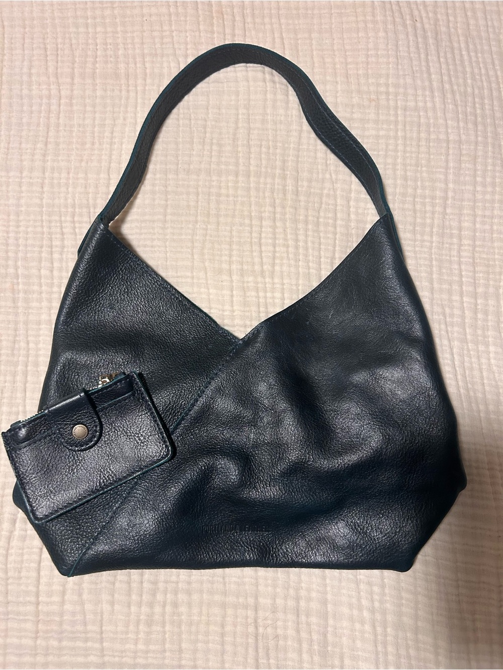 Portland Leather bundle - Large Naomi and matching Sabrina wallet in Boreal